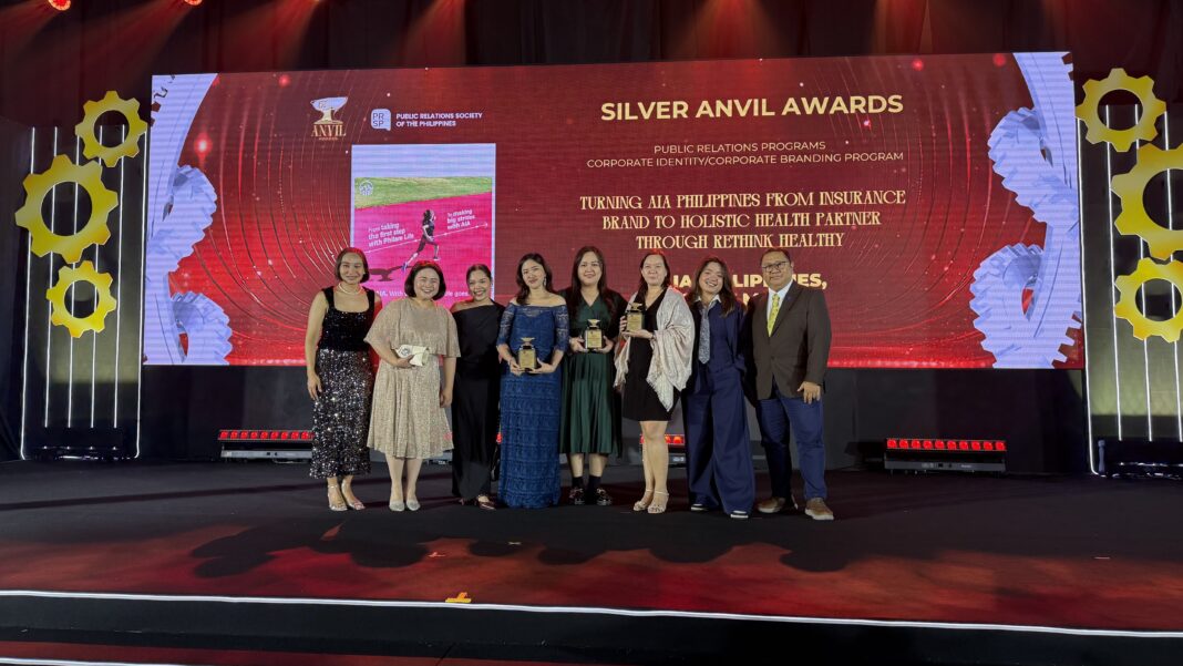 AIA Philippines Wins Three Anvil Awards for its Holistic Health Commitment