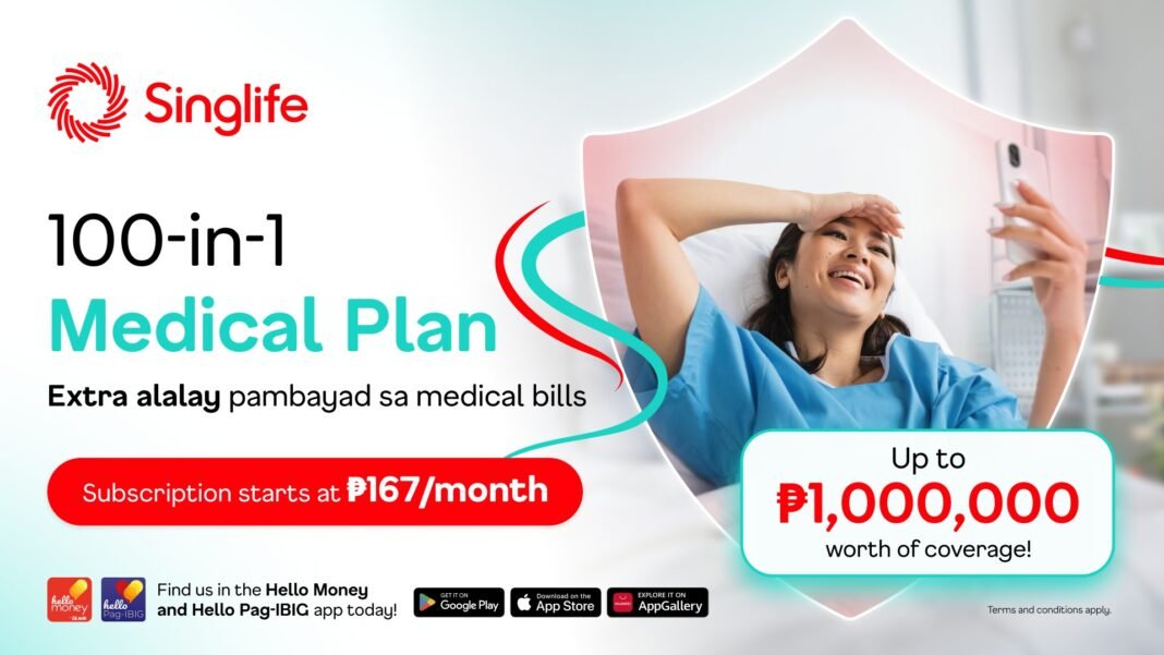 Singlife and AUB Launch 100-in-1 Medical Plan on HelloMoney and Hello Pag-IBIG Apps
