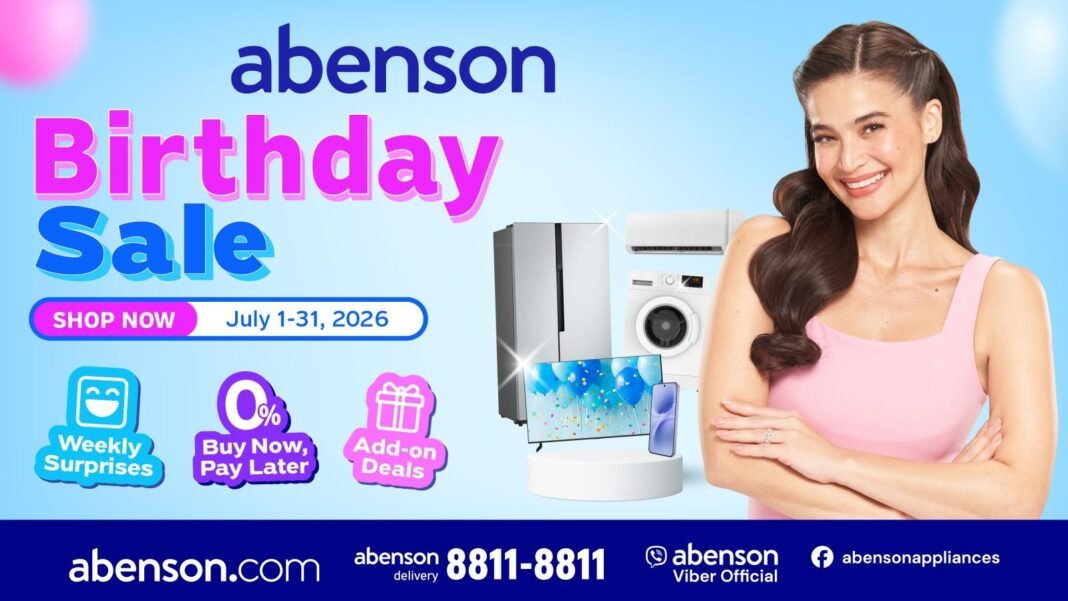 It’s Abenson’s Birthday! Celebrate with Exclusive Rewards, Weekly Deals, and Big Savings All Month Long