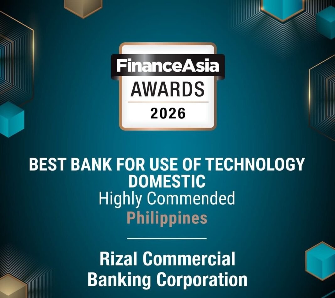 RCBC recognized by FinanceAsia for digital banking innovation